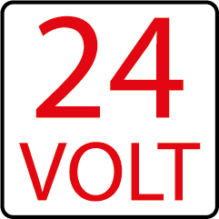 24 Volt decal 20mm x 20mm
