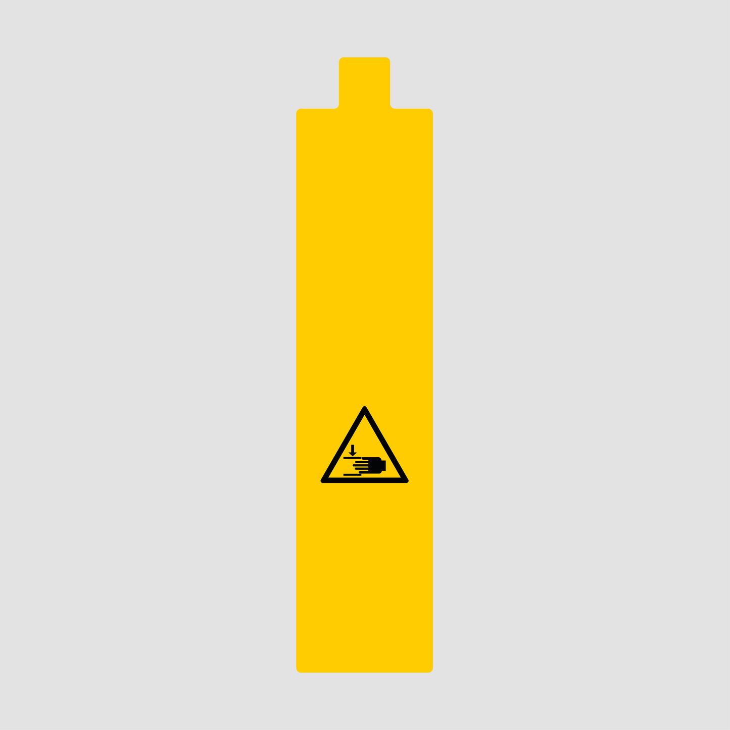Caution Watch Hands label